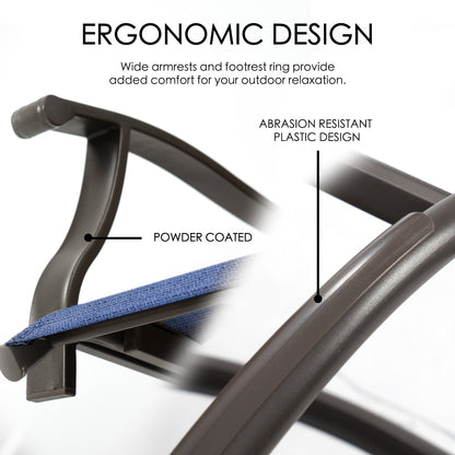 Ensemble de tabourets de bar/chaises pivotants hauts Kozyard Isabella