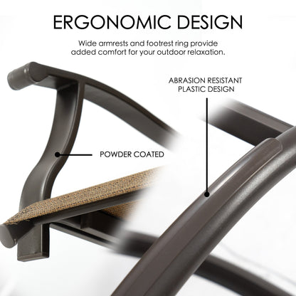 Ensemble de tabourets de bar/chaises pivotants hauts Kozyard Isabella