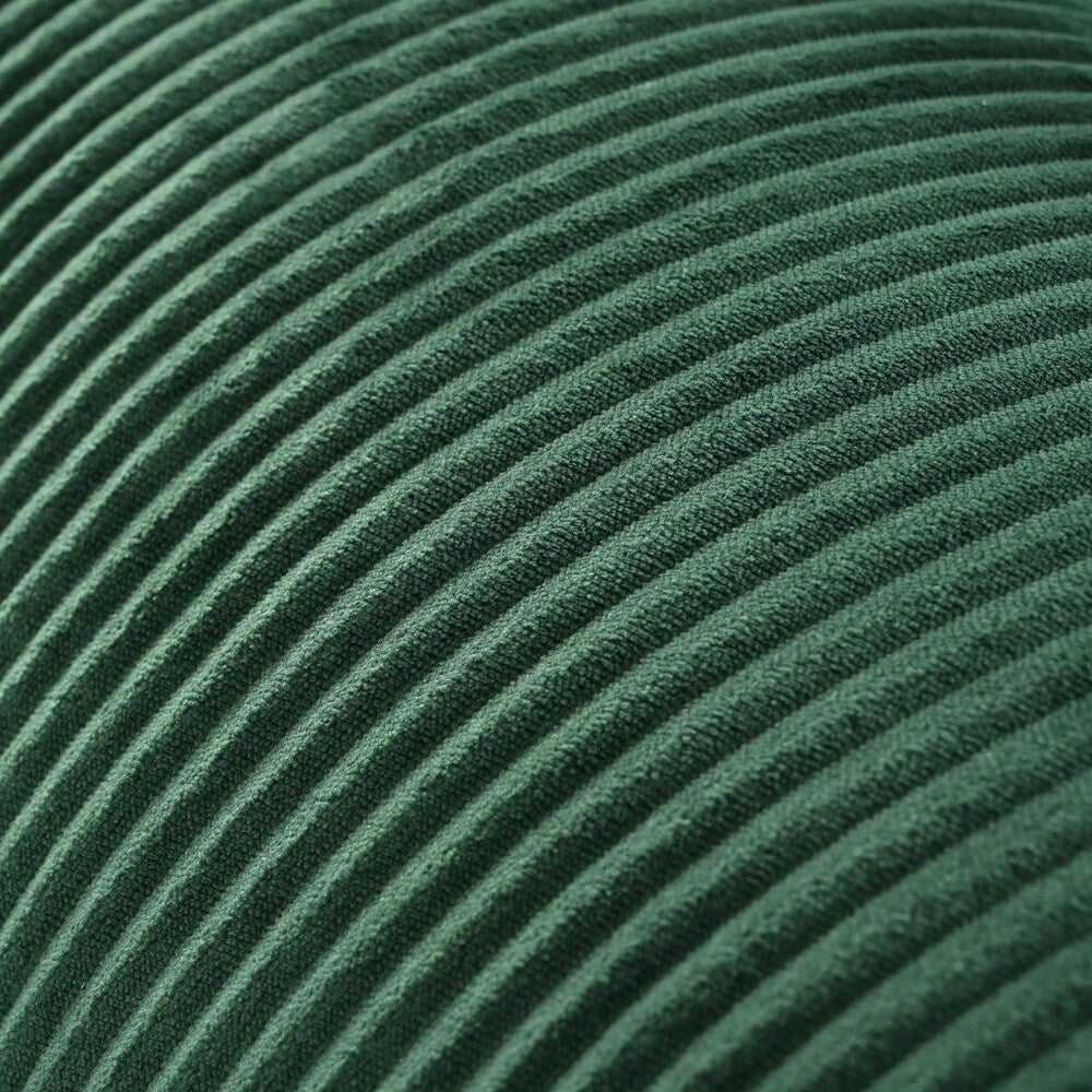 Canapé-lit modulaire en forme de L en tissu velours côtelé