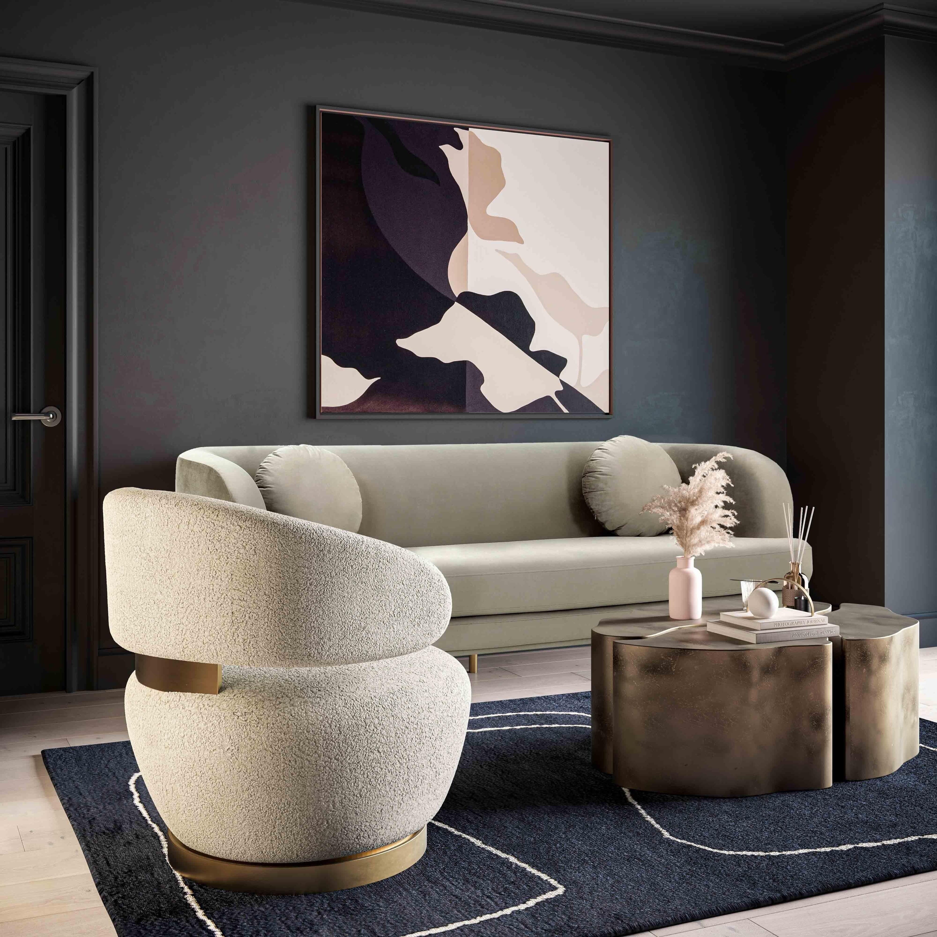 Chaise en peau de mouton Polaris