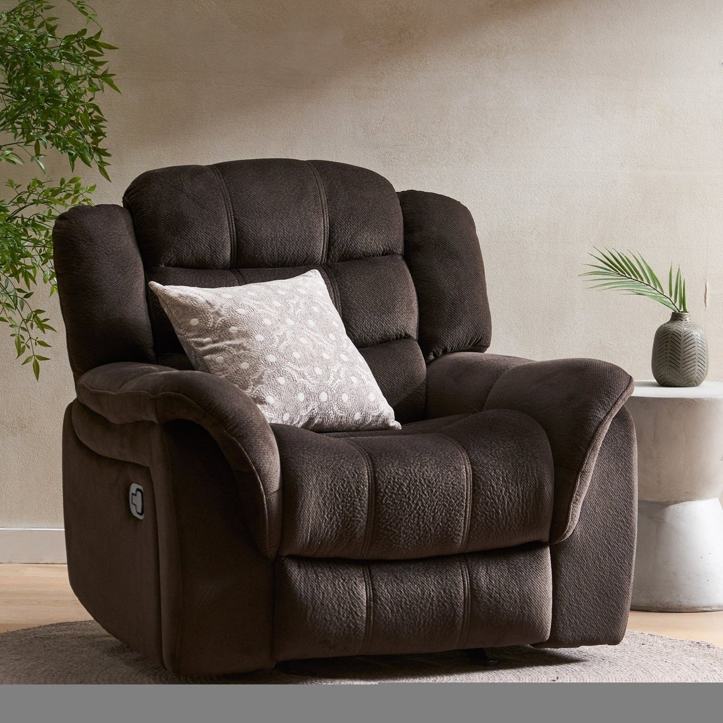 Fauteuil inclinable surdimensionné et luxueux pour une relaxation ultime