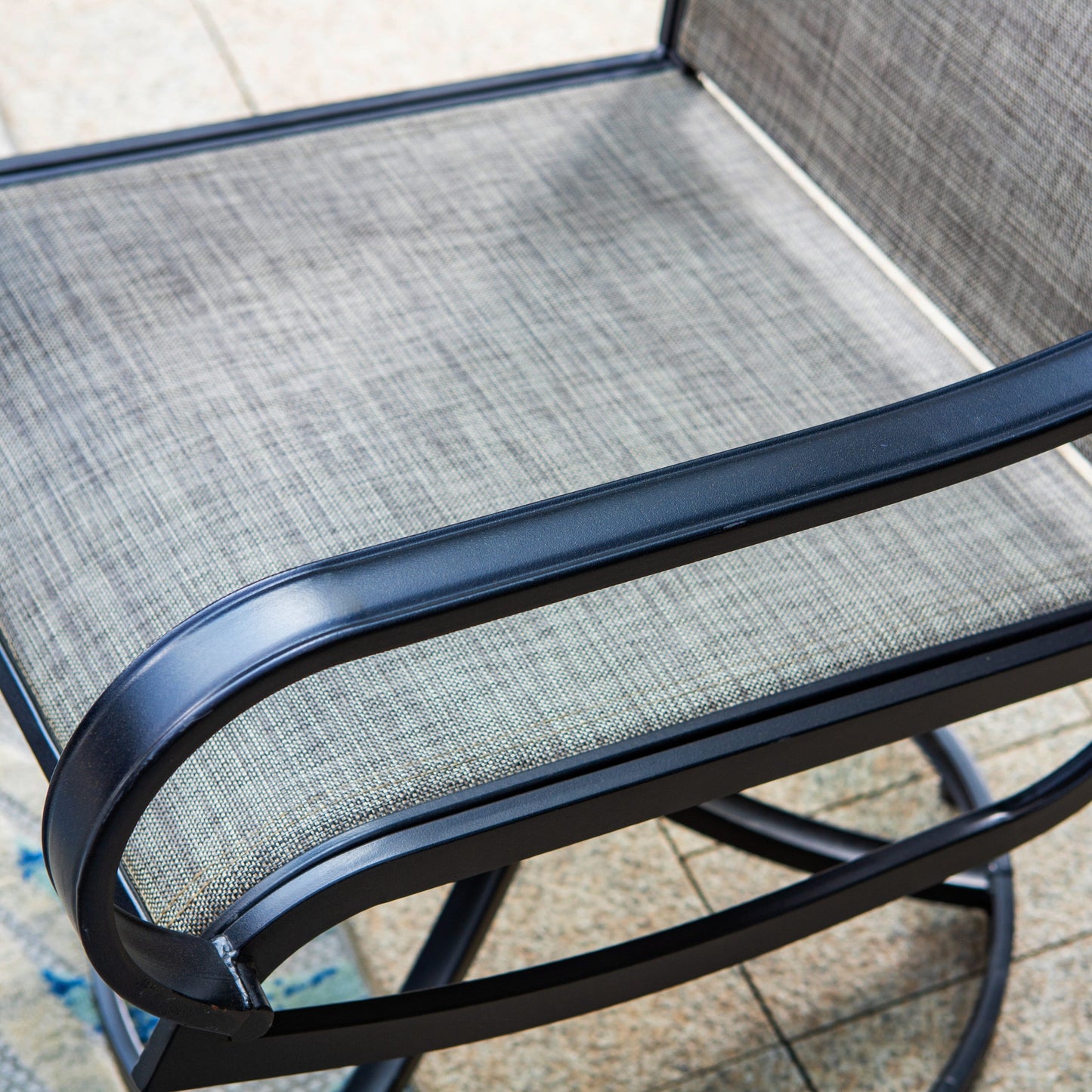 Ensemble de salle à manger d'extérieur MAISON ARTS 8 pièces avec parasol de 4 m