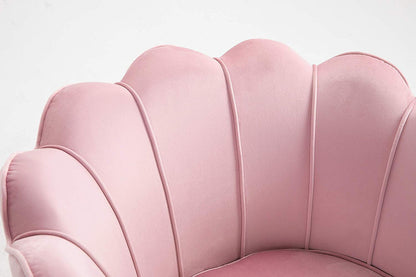 Fauteuil d'appoint Hepburn en velours rose