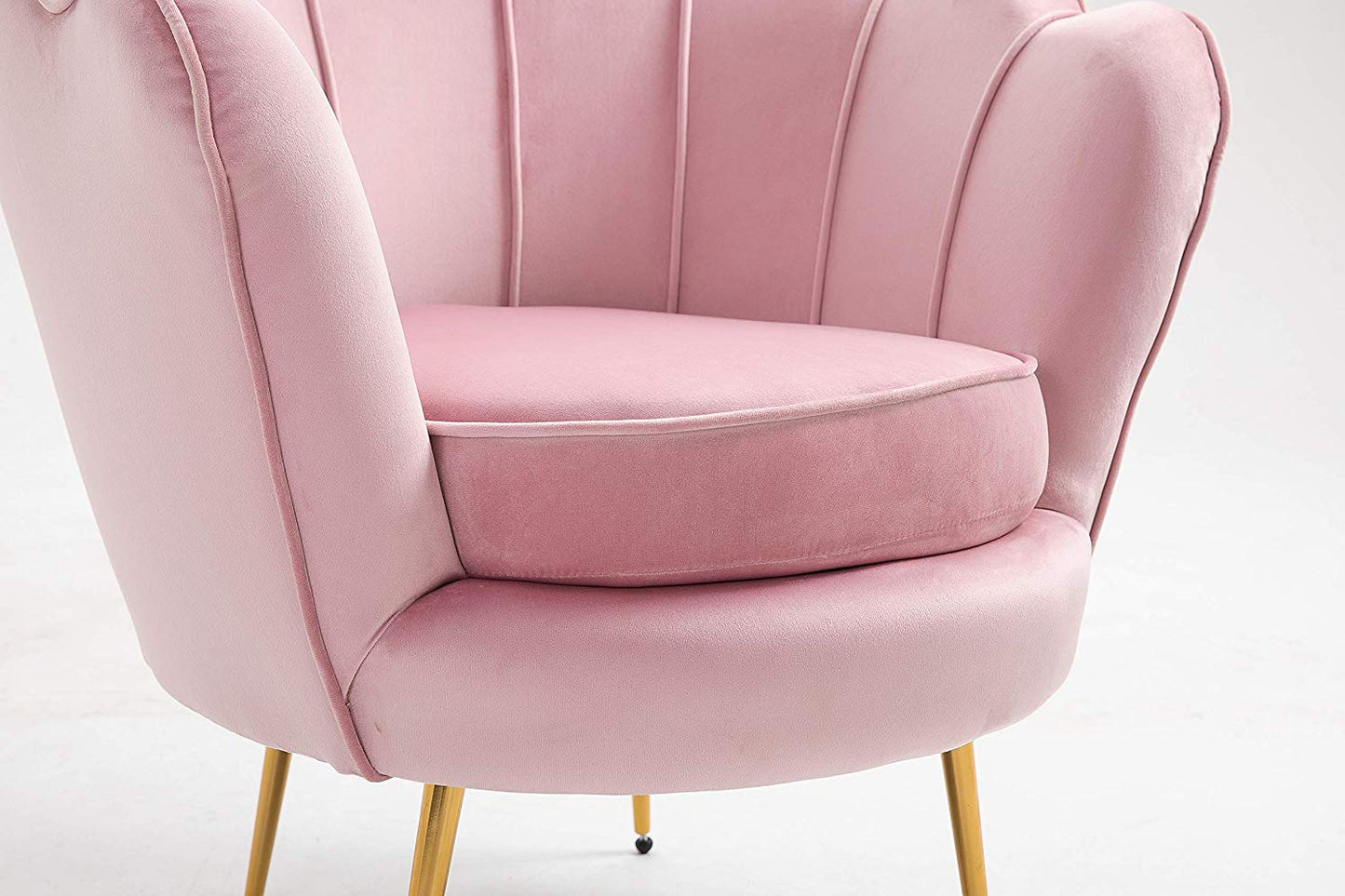 Fauteuil d'appoint Hepburn en velours rose