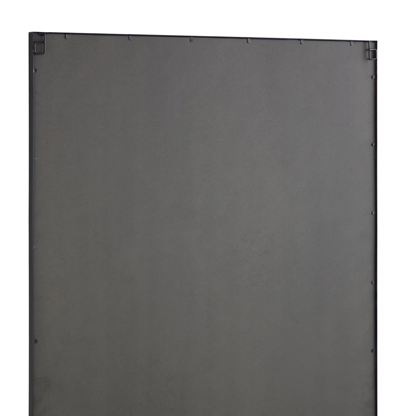 Miroir pleine longueur Herbert avec cadre en métal, 180 x 120 cm, noir