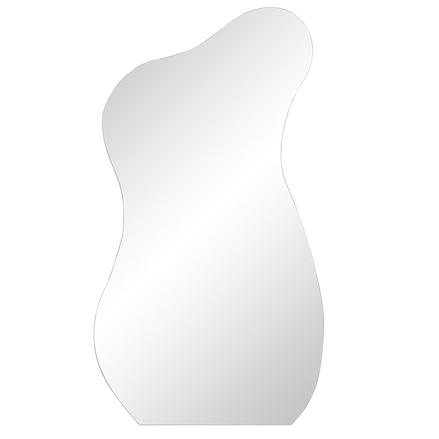 Miroir de bassin Bala de forme irrégulière sans cadre extra large sur toute la longueur 180 x 100 cm