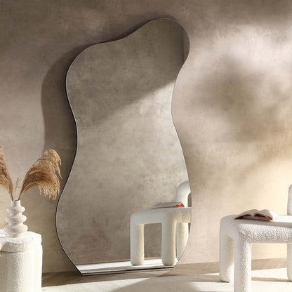 Miroir de bassin Bala de forme irrégulière sans cadre extra large sur toute la longueur 180 x 100 cm