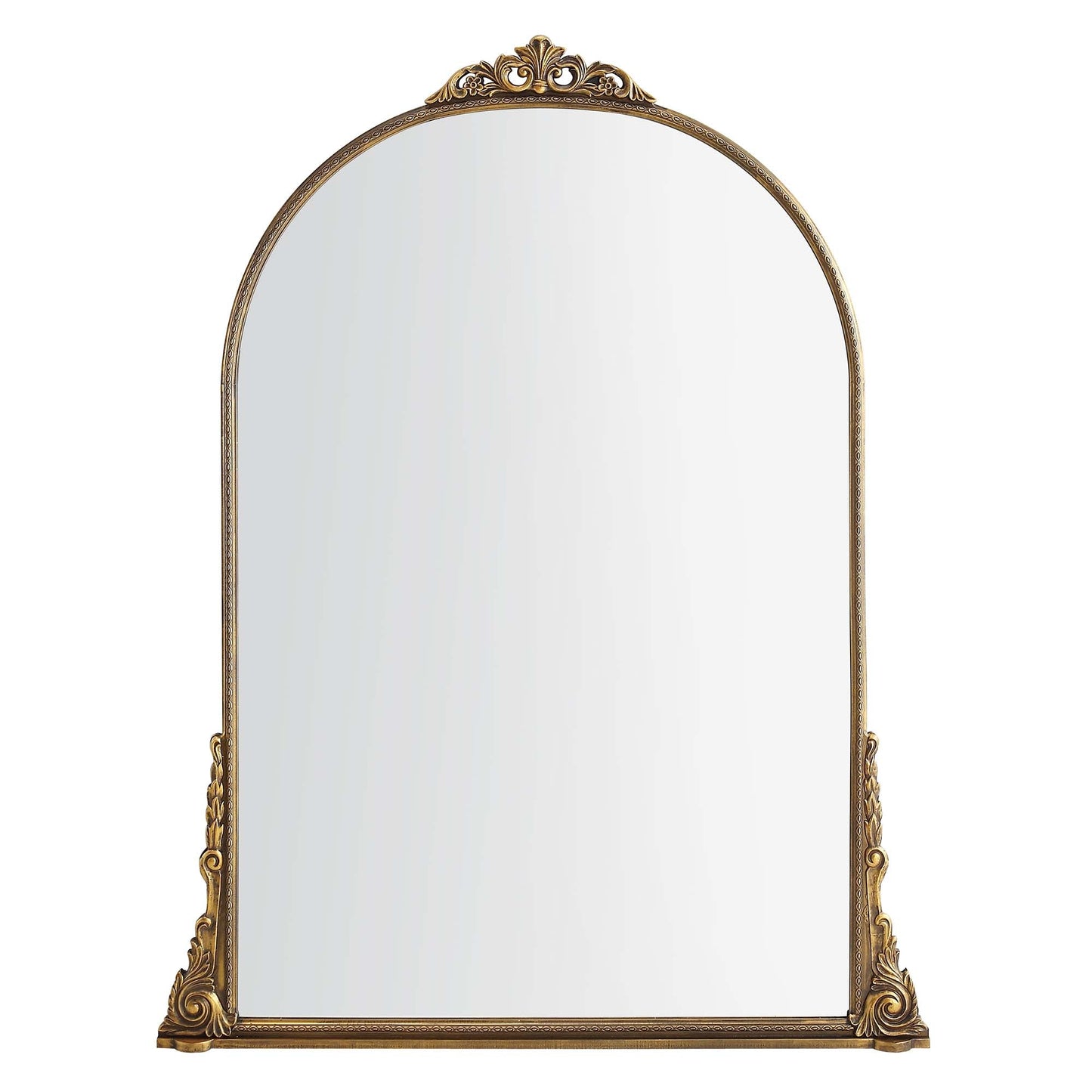 Miroir Mirabel pleine longueur 186 x 144 cm, effet or antique