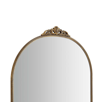Miroir Mirabel pleine longueur 186 x 144 cm, effet or antique