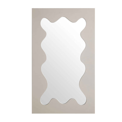 Miroir Destin Wave 100 x 60 cm, taupe brillant