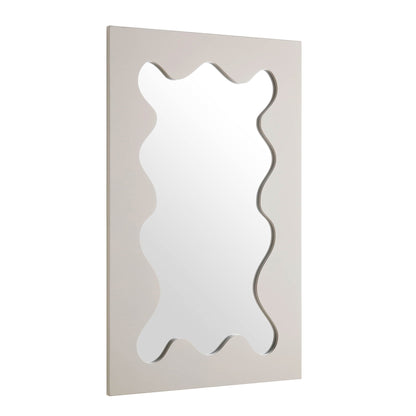 Miroir Destin Wave 100 x 60 cm, taupe brillant