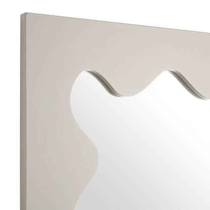 Miroir Destin Wave 100 x 60 cm, taupe brillant
