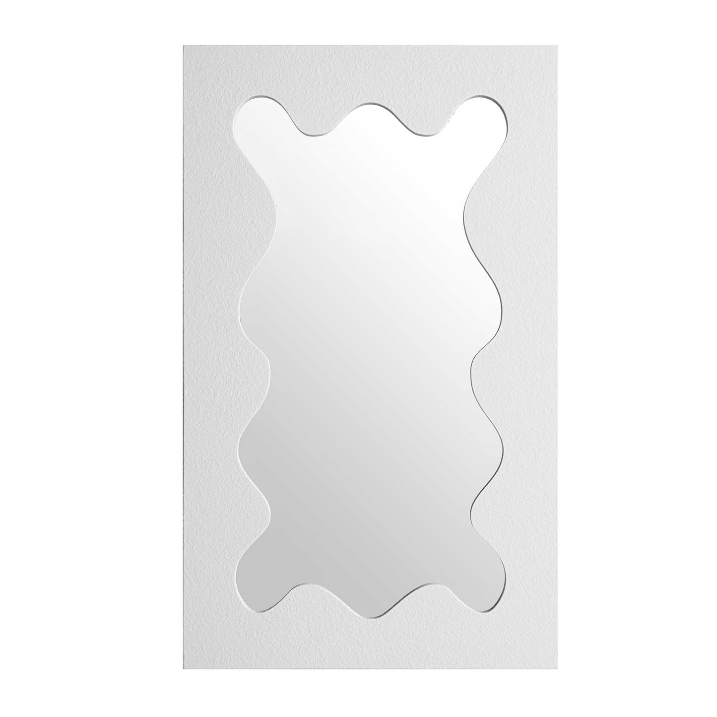 Miroir Destin Wave 100 x 60 cm, blanc mat