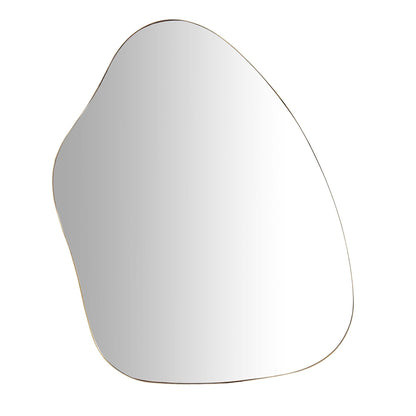 Miroir Pavia de forme irrégulière, extra large, pleine longueur, 160 x 115 cm, or antique