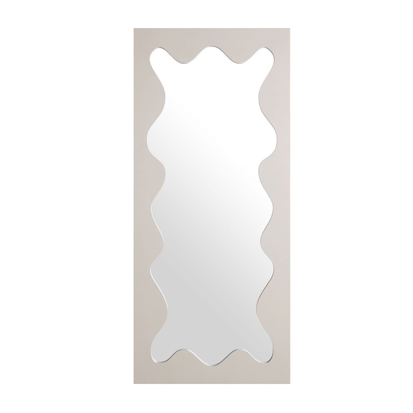 Miroir Destin Wave 160 x 70 cm, taupe brillant