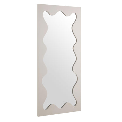 Miroir Destin Wave 160 x 70 cm, taupe brillant