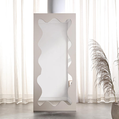 Miroir Destin Wave 160 x 70 cm, taupe brillant