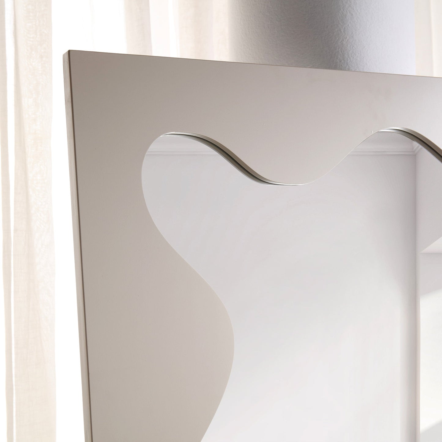 Miroir Destin Wave 160 x 70 cm, taupe brillant