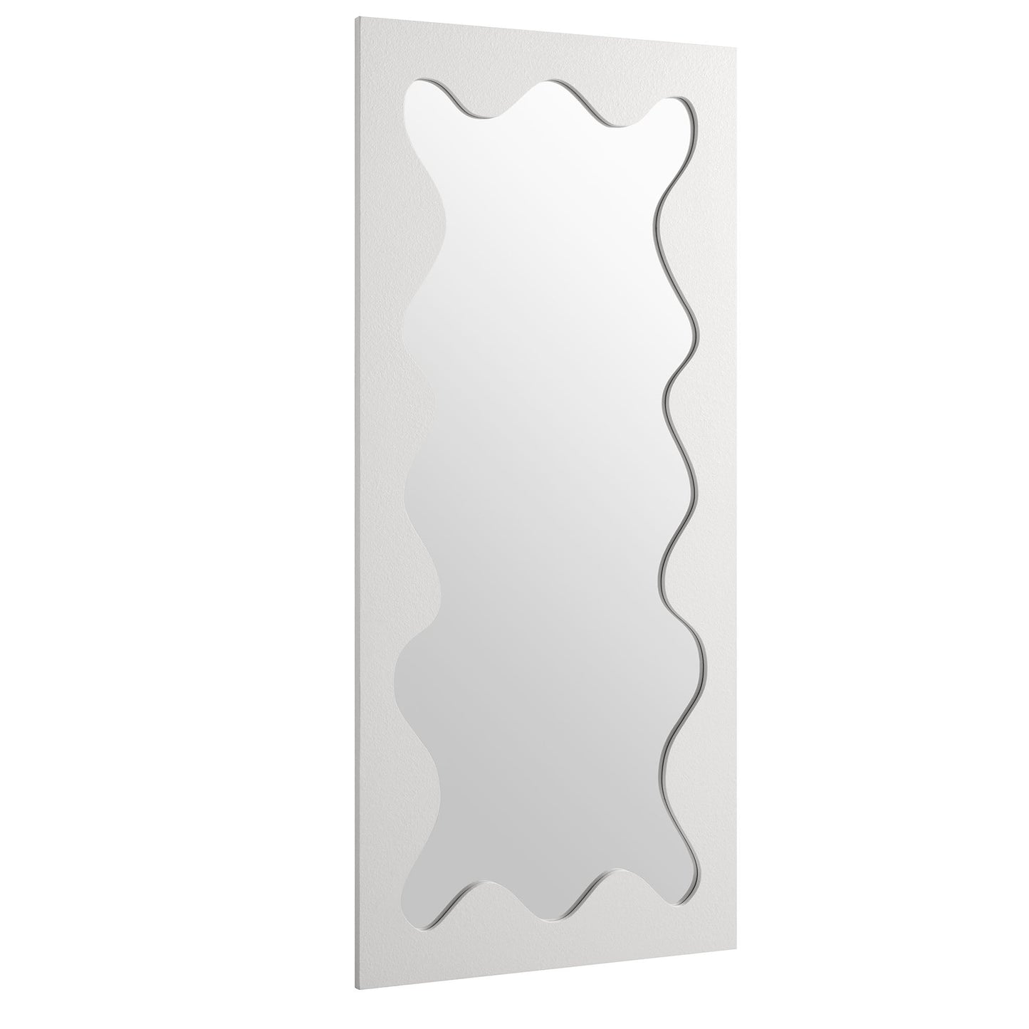 Miroir Destin Wave 160 x 70 cm, blanc mat