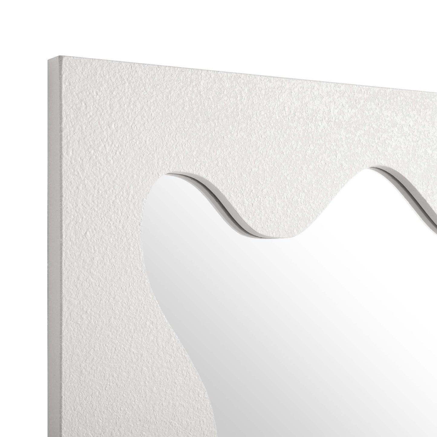 Miroir Destin Wave 160 x 70 cm, blanc mat