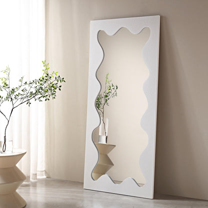 Miroir Destin Wave 160 x 70 cm, blanc mat