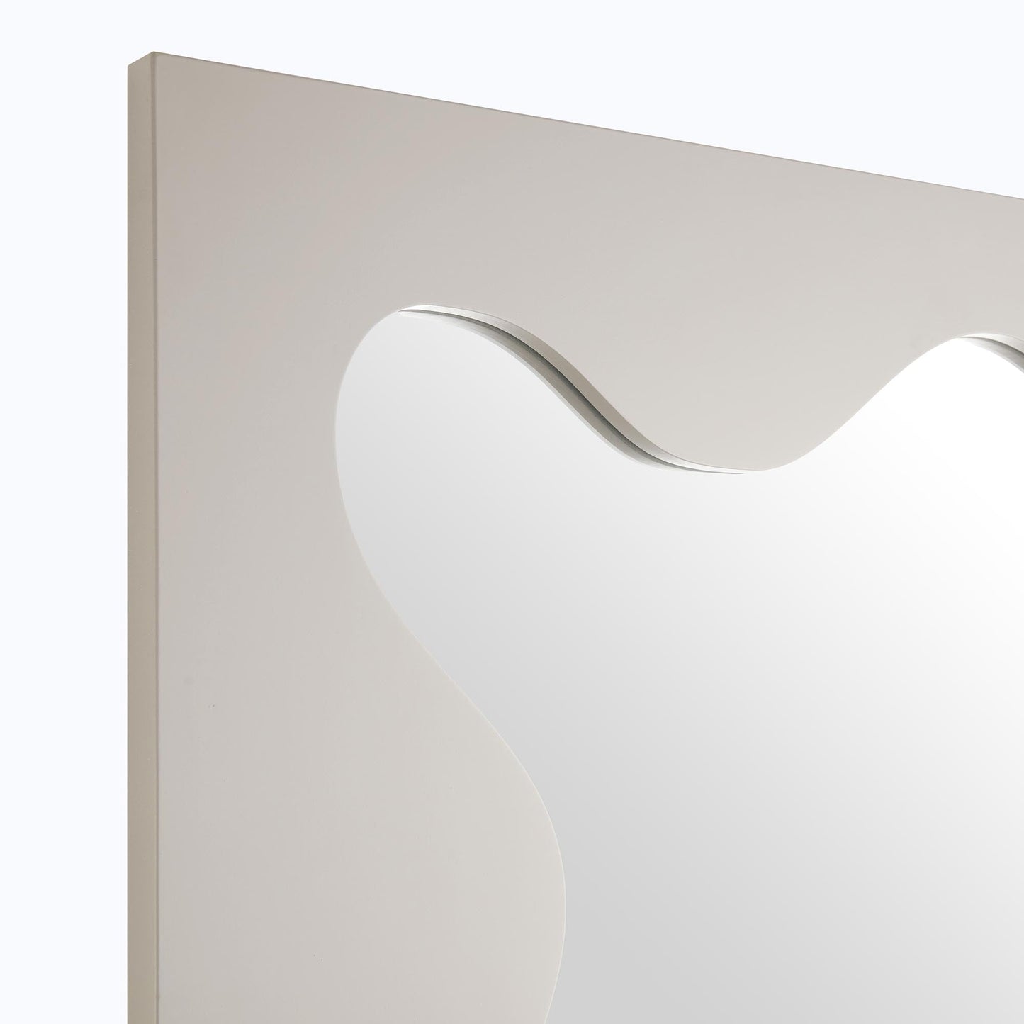 Miroir Destin Wave 180 x 100 cm, taupe brillant
