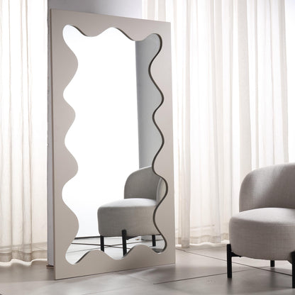 Miroir Destin Wave 180 x 100 cm, taupe brillant