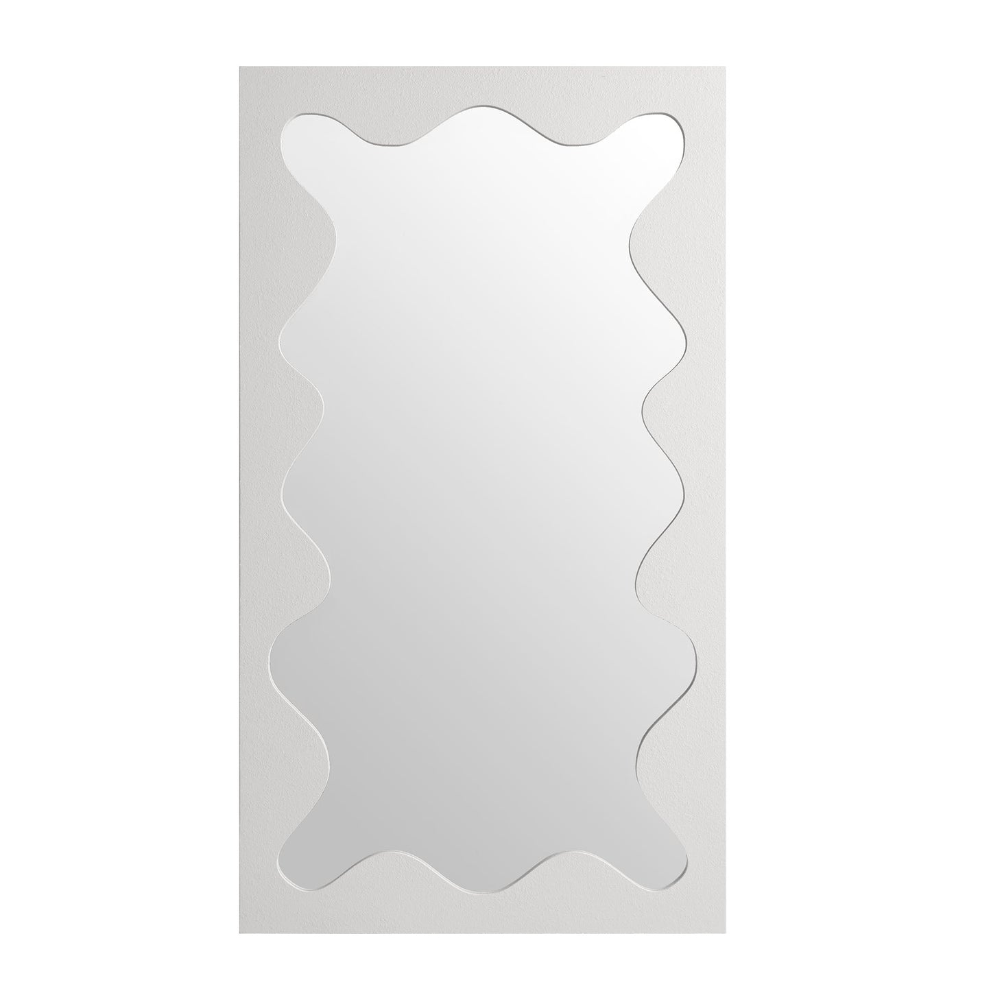 Miroir Destin Wave 180 x 100 cm, blanc mat
