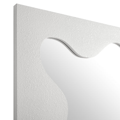 Miroir Destin Wave 180 x 100 cm, blanc mat