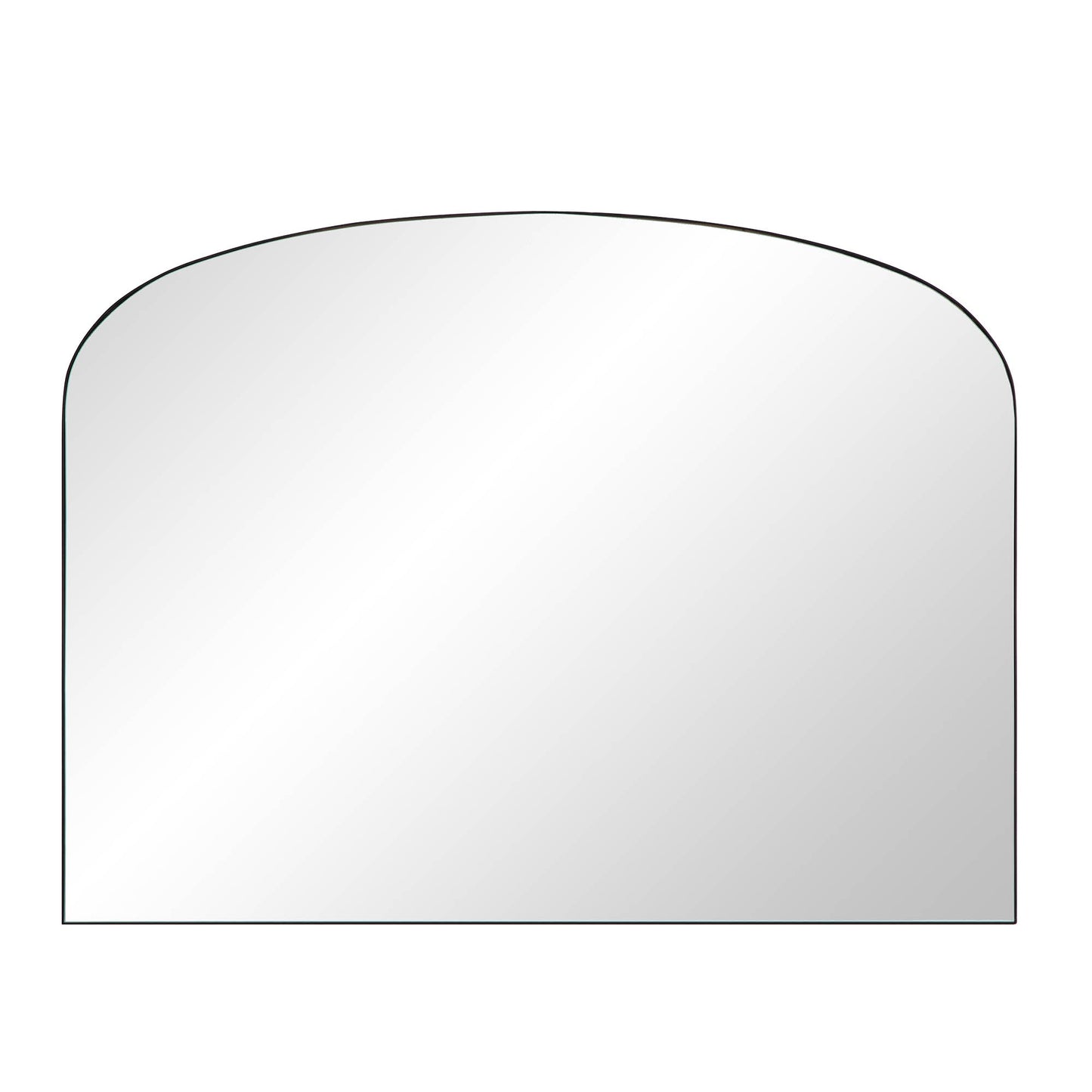 Miroir sur pied Emmy avec cadre en métal noir 90 x 120 cm