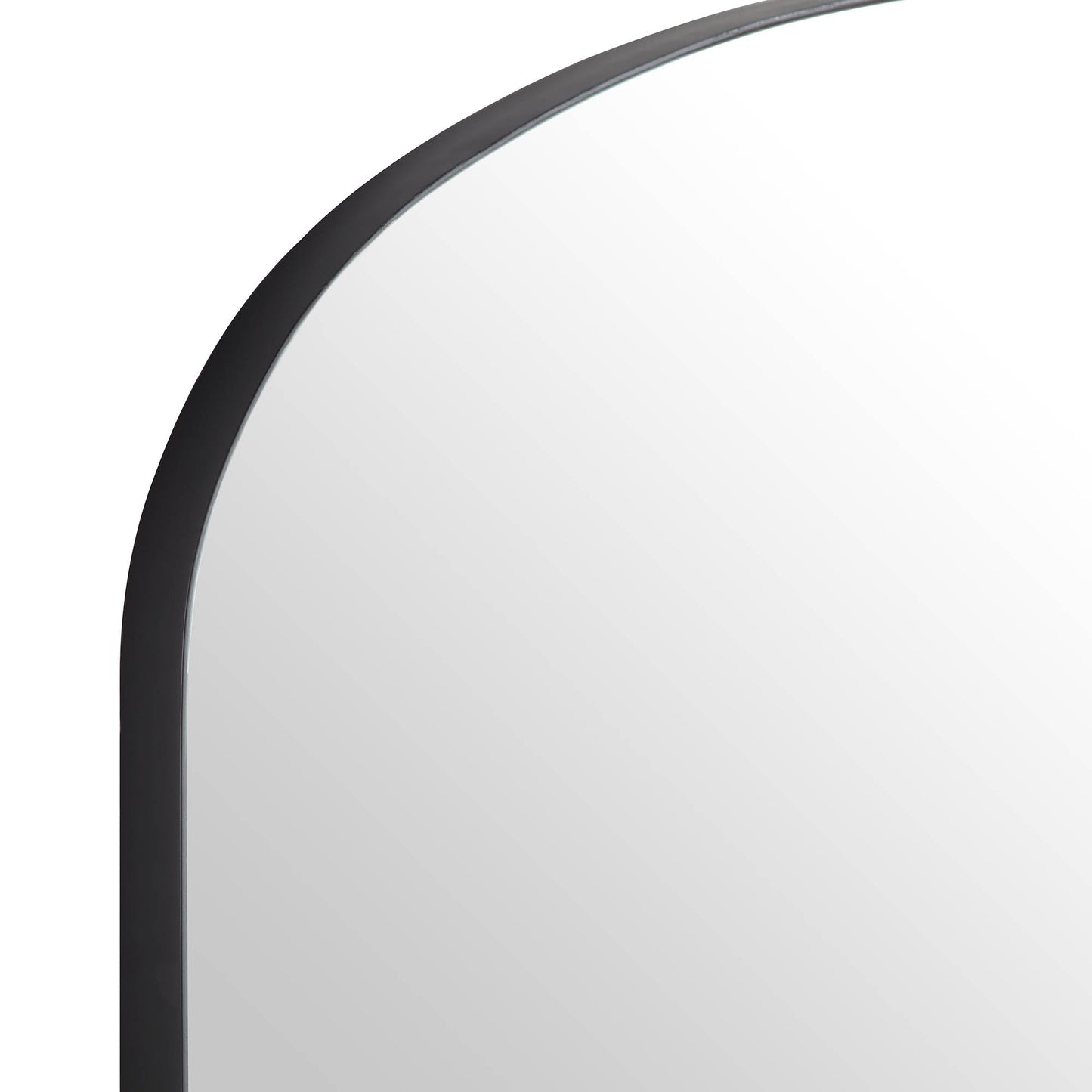 Miroir sur pied Emmy avec cadre en métal noir 90 x 120 cm