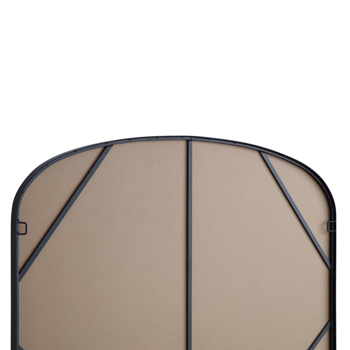 Miroir sur pied Emmy avec cadre en métal noir 90 x 120 cm