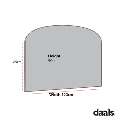 Miroir sur pied Emmy avec cadre en métal noir 90 x 120 cm