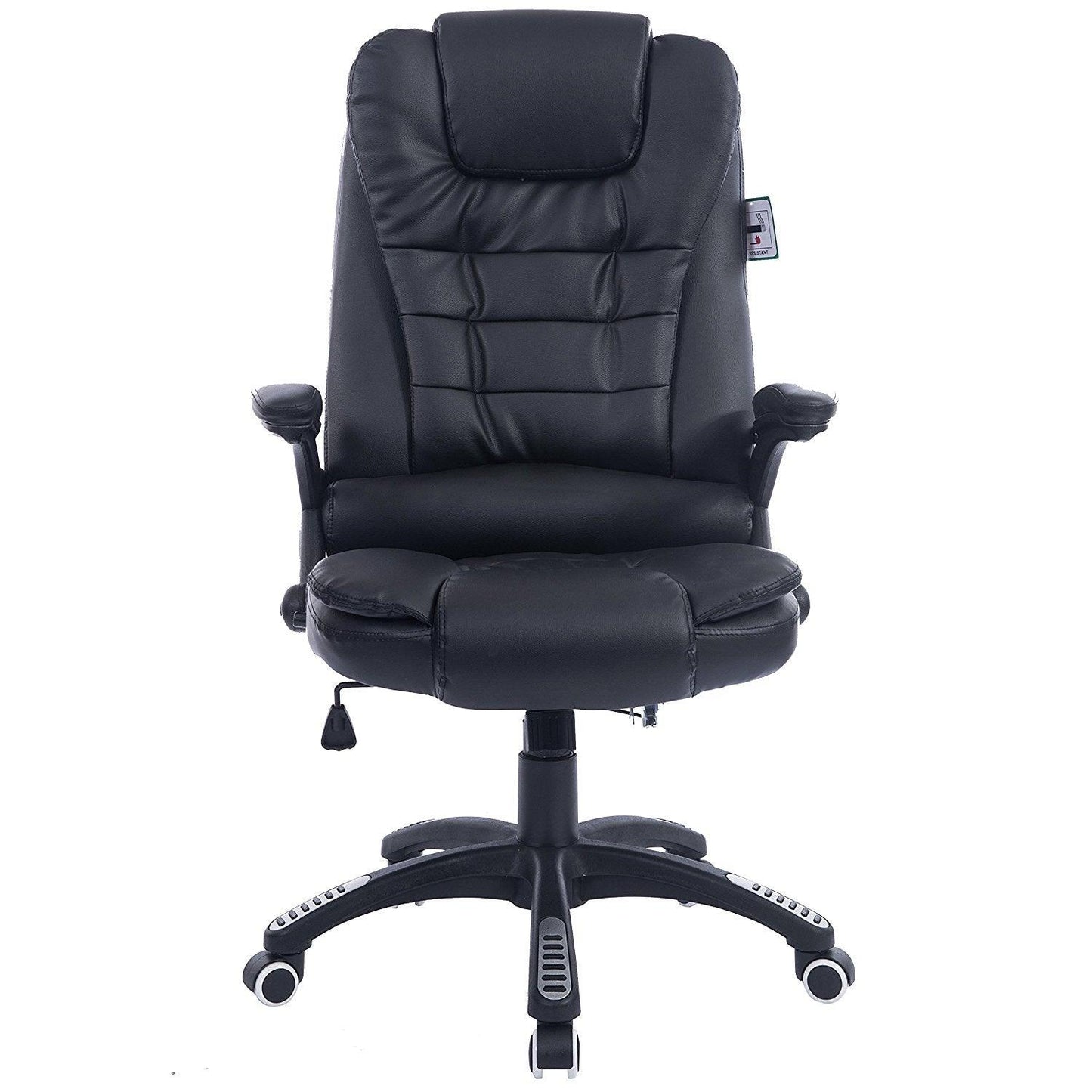 Fauteuil de bureau inclinable à dossier haut, extra-rembourré, MO17, noir