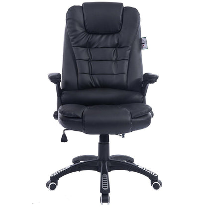 Fauteuil de bureau inclinable à dossier haut, extra-rembourré, MO17, noir