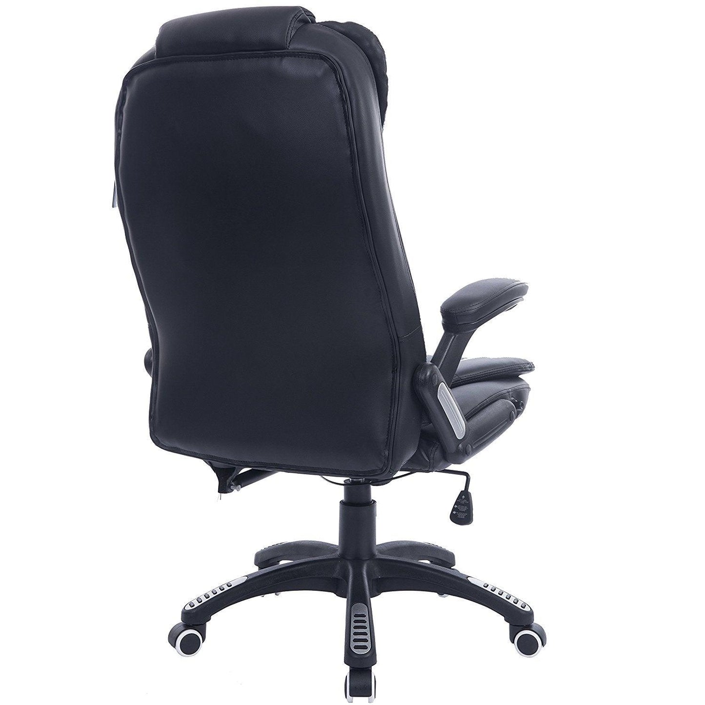 Fauteuil de bureau inclinable à dossier haut, extra-rembourré, MO17, noir