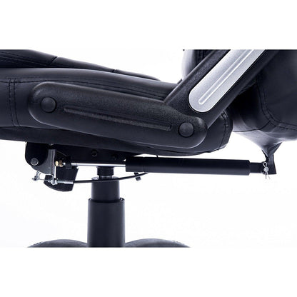 Fauteuil de bureau inclinable à dossier haut, extra-rembourré, MO17, noir