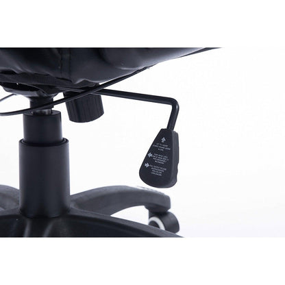 Fauteuil de bureau inclinable à dossier haut, extra-rembourré, MO17, noir