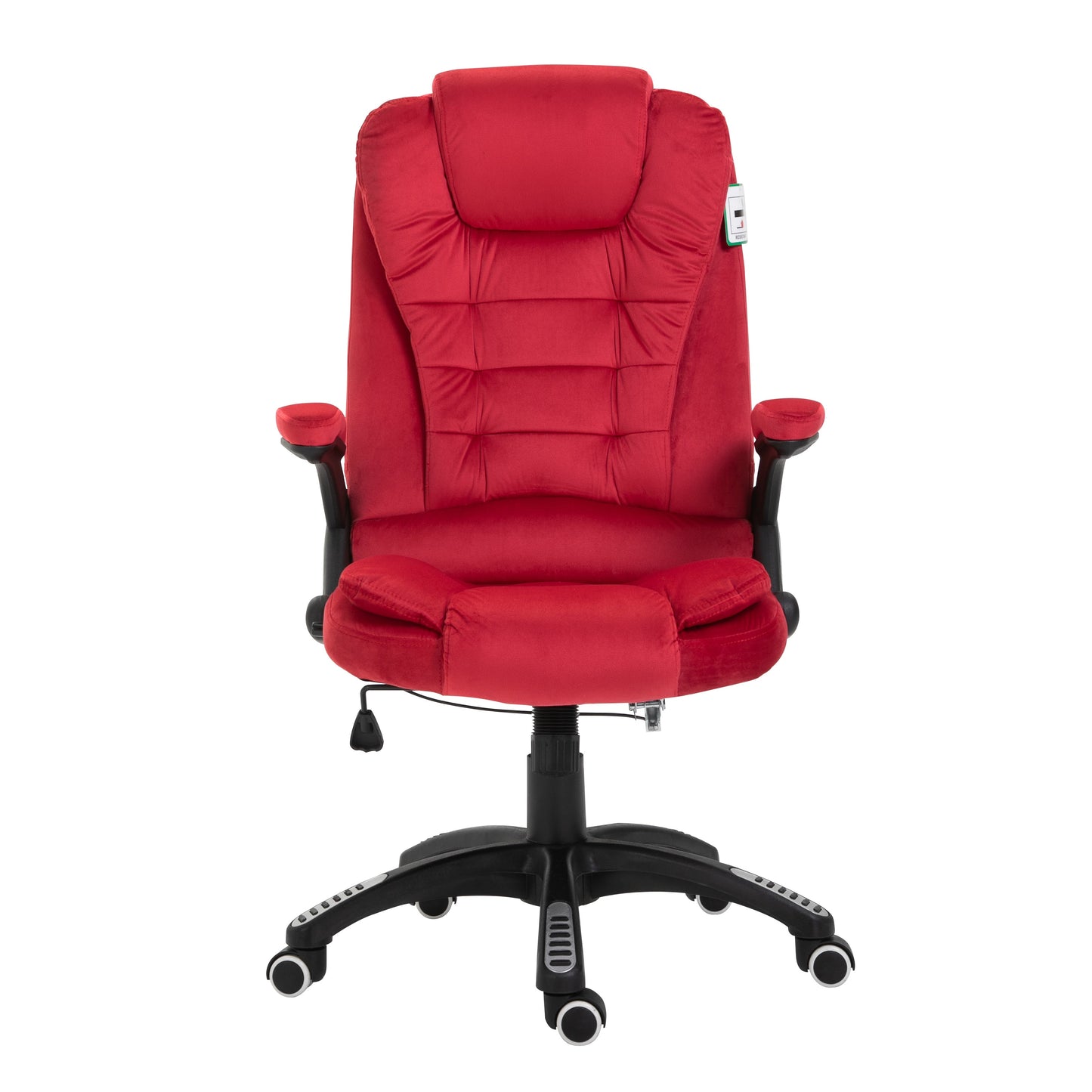Fauteuil de bureau inclinable standard, extra-rembourré, velours rouge MO17
