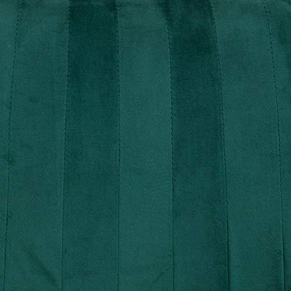 Chaise de bureau pivotante en velours vert pin vintage Cala de Cherry Tree Furniture avec pieds chromés