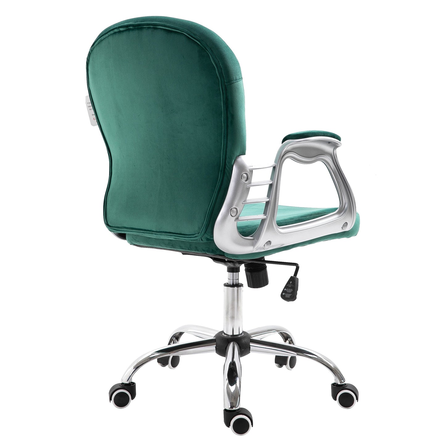 Fauteuil pivotant Chesterfield en velours vert