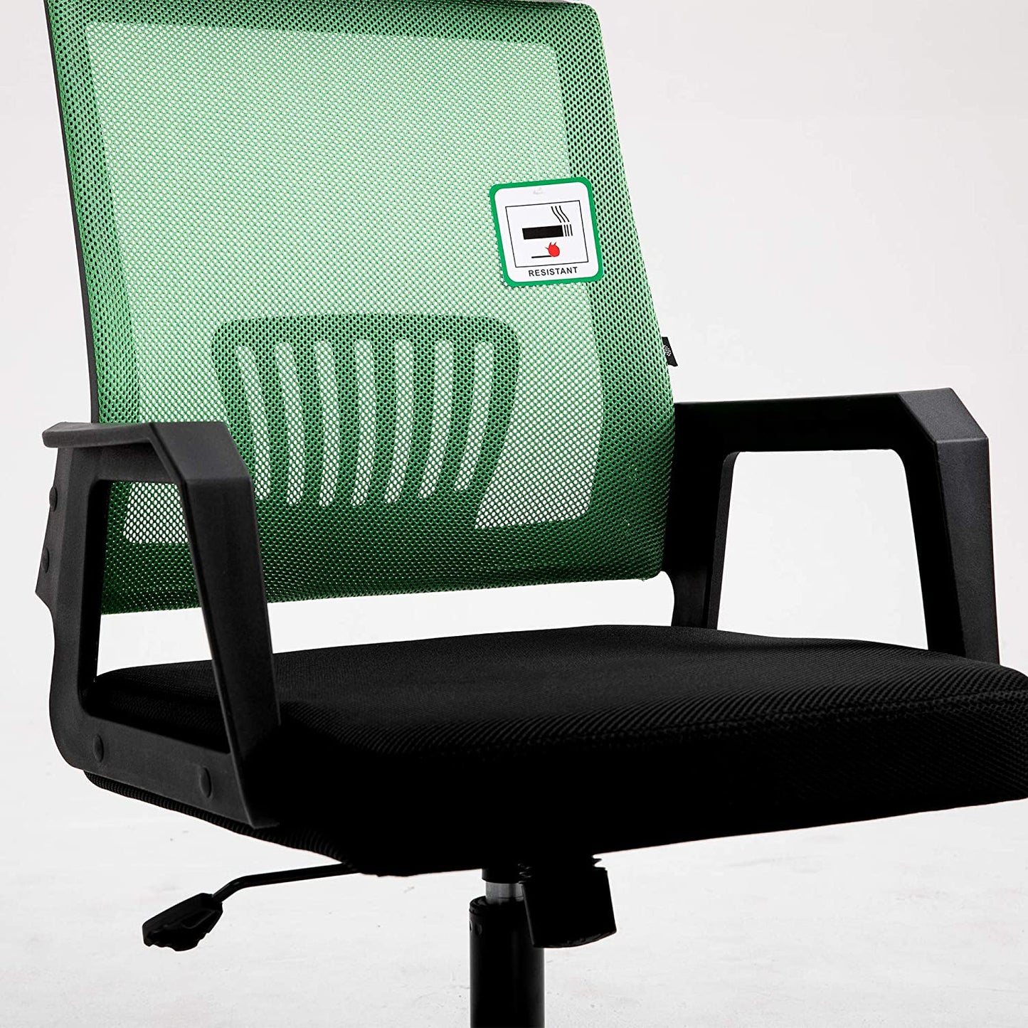 Chaise de bureau Beni Mesh avec appui-tête en vert