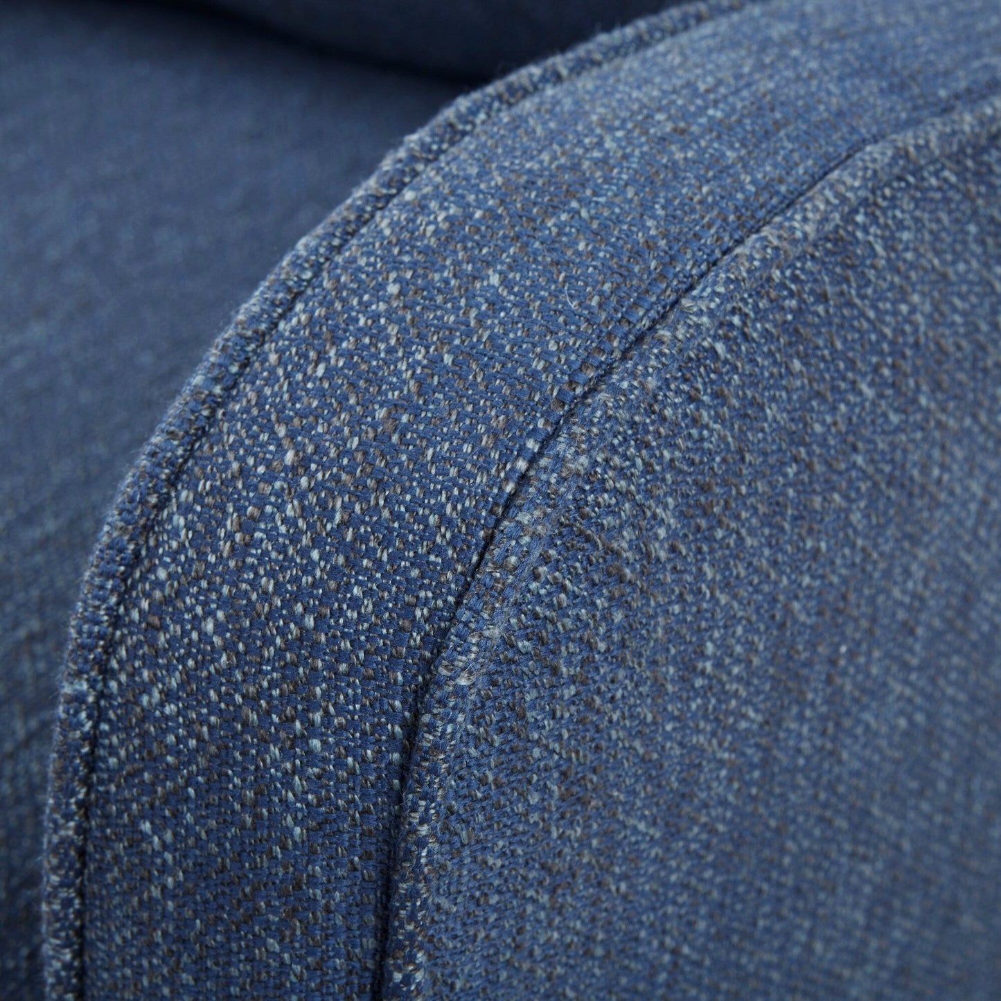 Fauteuil pivotant incurvé rembourré Betty de Madison Park