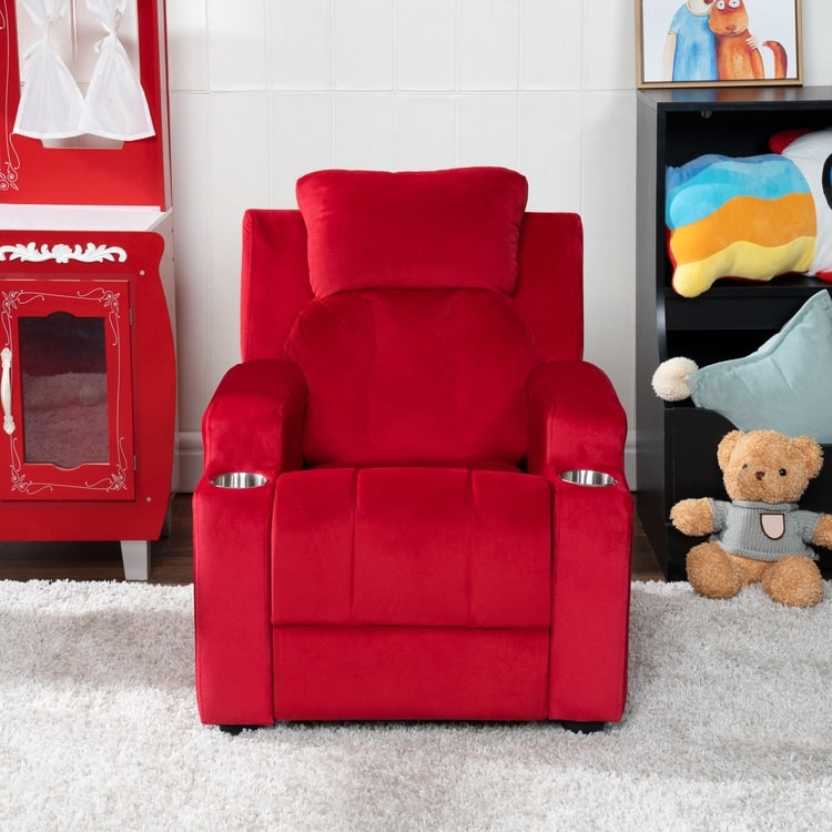 Fauteuil magique pour super-héros et princesses, fauteuil inclinable super deluxe pour enfants avec repose-pieds, appui-tête et 2 porte-gobelets