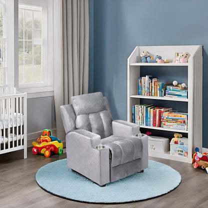 Fauteuil magique pour super-héros et princesses, fauteuil inclinable super deluxe pour enfants avec repose-pieds, appui-tête et 2 porte-gobelets