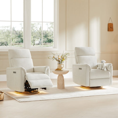 Fauteuil inclinable pivotant électrique Maire avec veilleuse