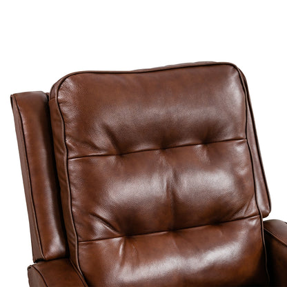 Fauteuil inclinable à dossier inclinable, fauteuil en tissu avec accoudoirs et rivets décoratifs, fauteuil d'appoint pour canapé une place