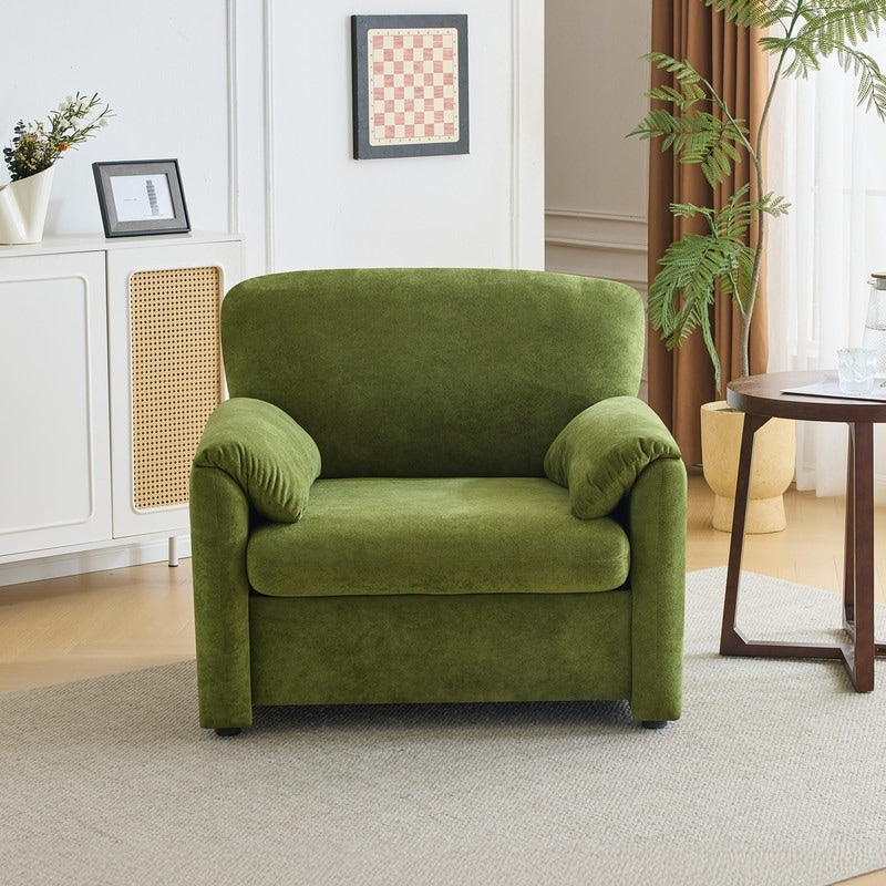 Fauteuil moderne à oreilles d'éléphant, canapé d'appoint confortable pour le salon et la chambre