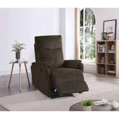 Fauteuil inclinable électrique moderne avec port USB et soutien complet de la tête et des lombaires