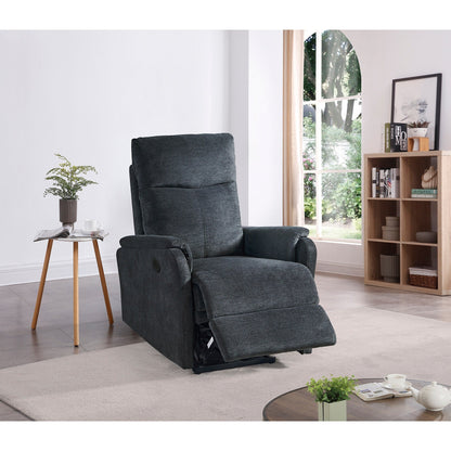Fauteuil inclinable électrique moderne avec port USB et soutien complet de la tête et des lombaires